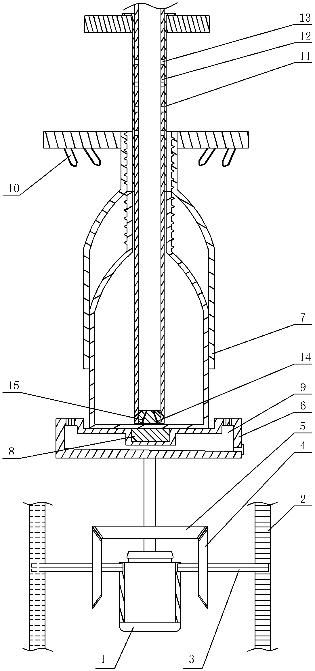 Glass bottle manufacturing device and application method thereof