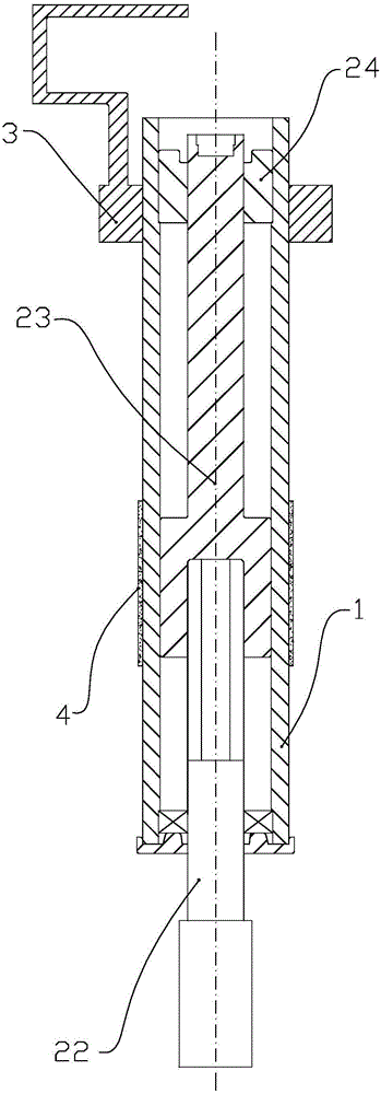 Operating rod special for anti-bird instrument live-line installation