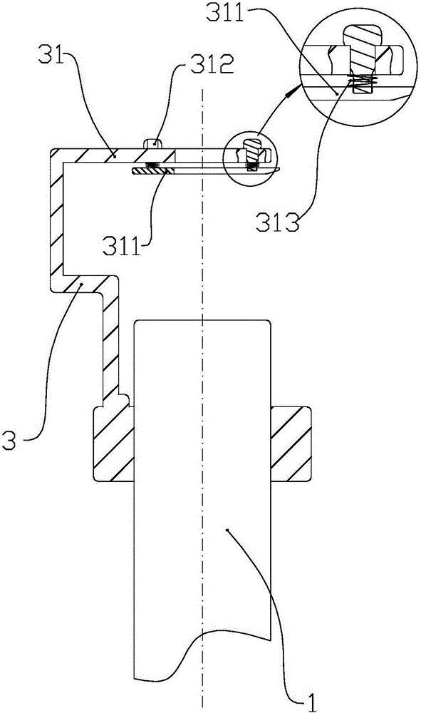 Operating rod special for anti-bird instrument live-line installation