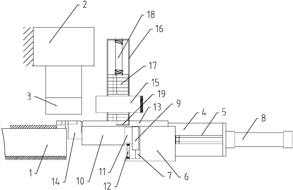 Automatic pressure riveting mechanism for bus duct contact