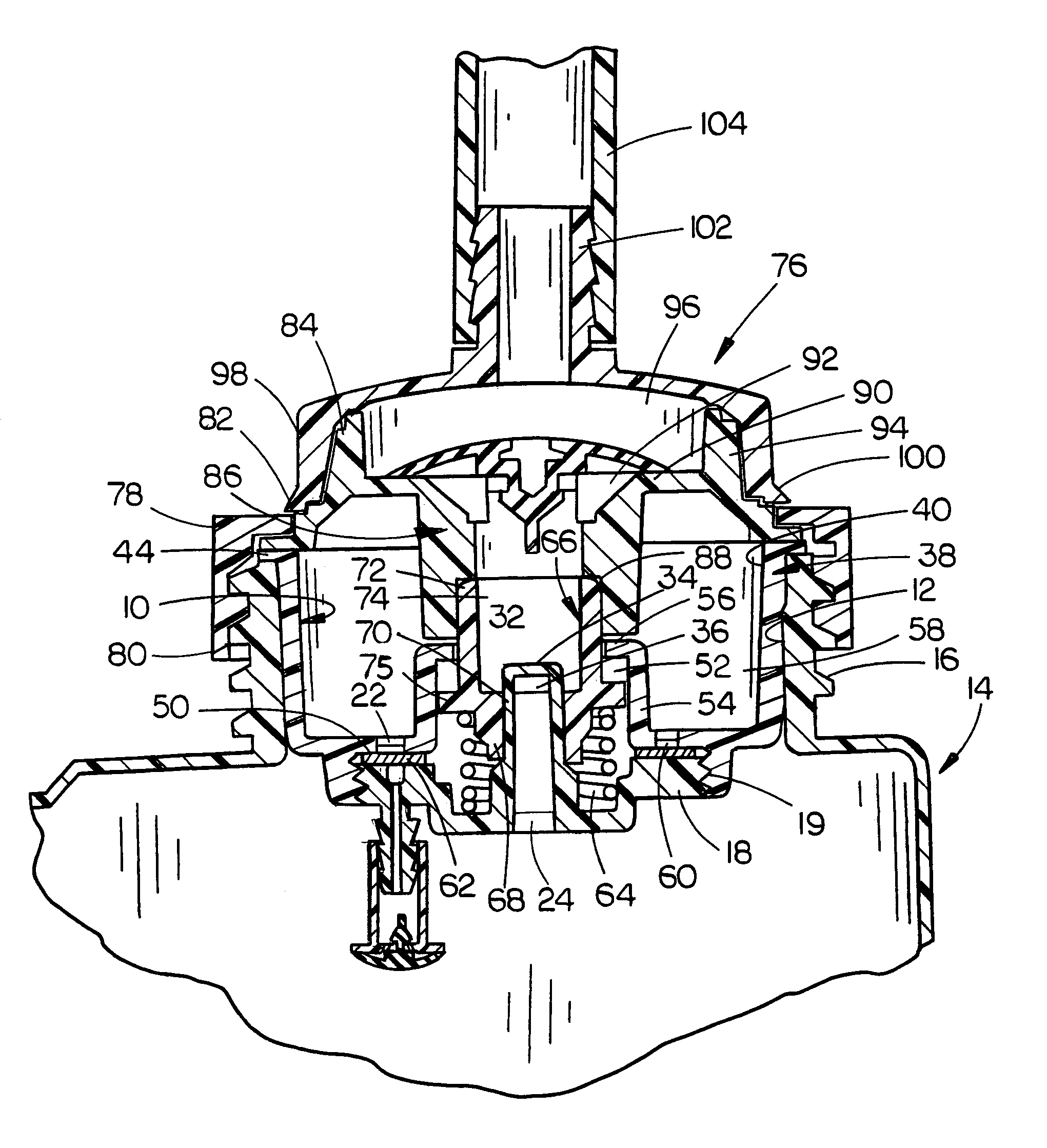 Closed loop dispensing system