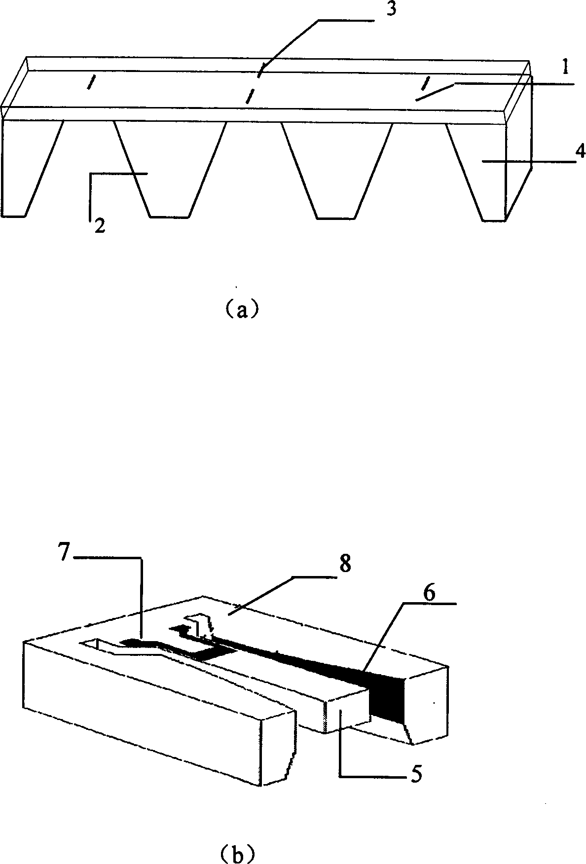 Three dimensional integrated micro mechanical acceleration sensor and producing method