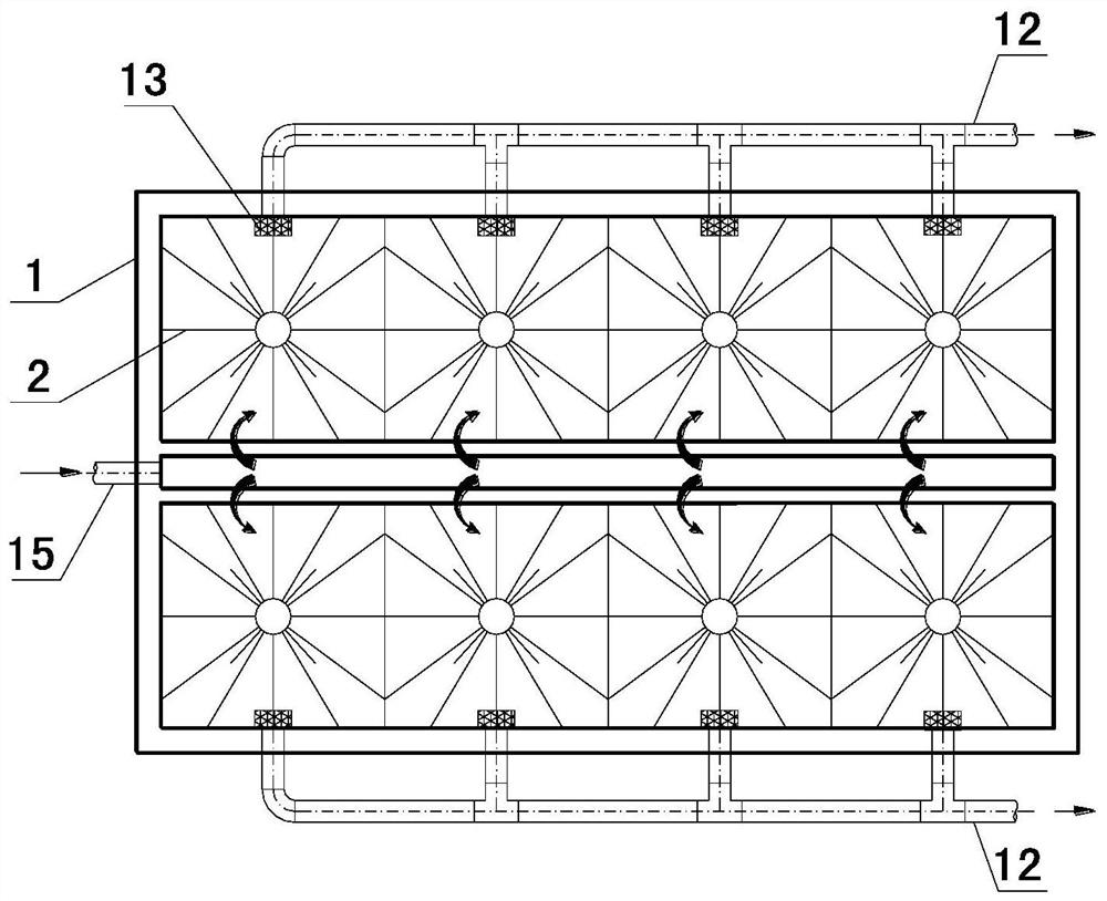 Two-phase adsorption tank for active coke adsorption process