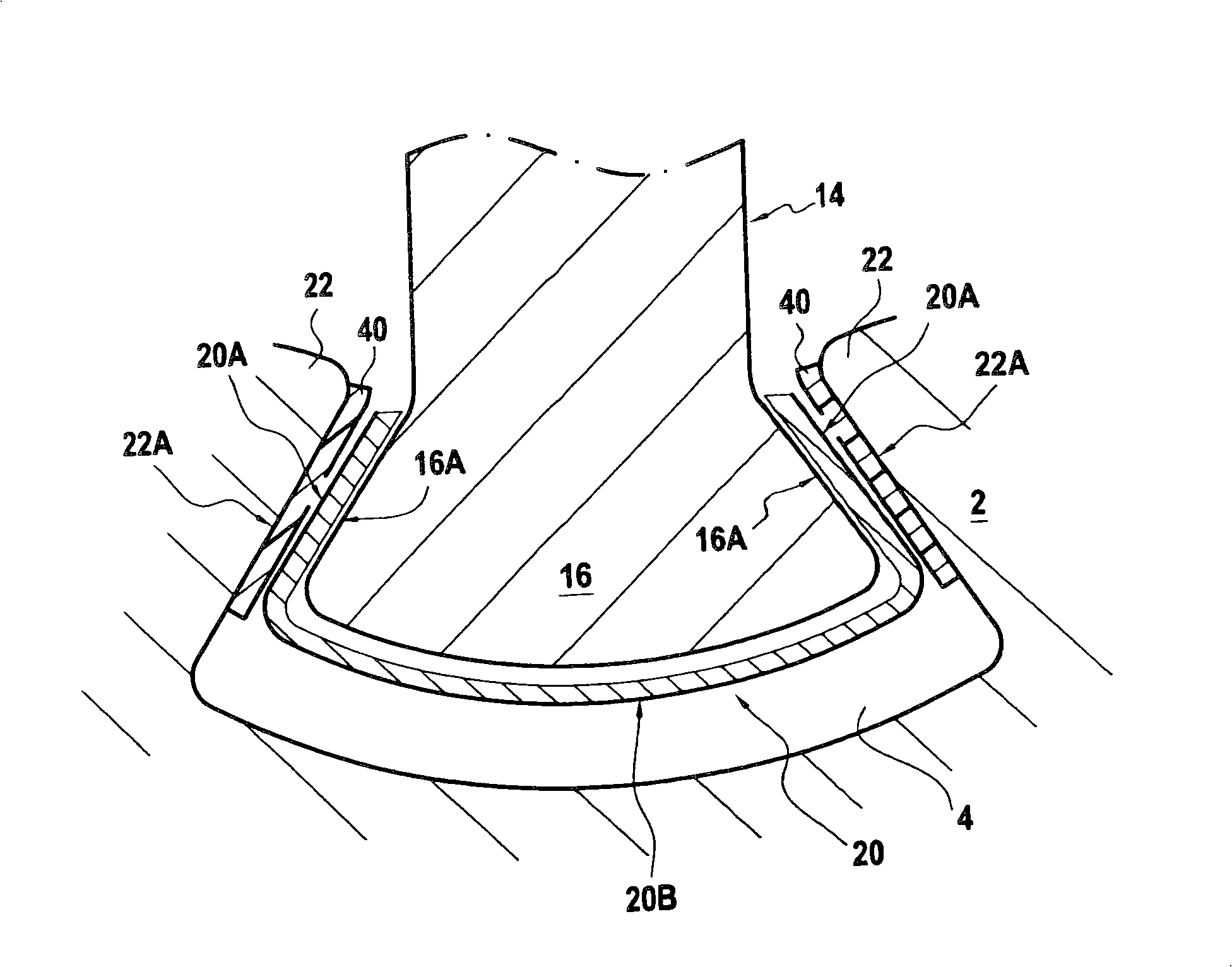 Turbomachine rotor assembly