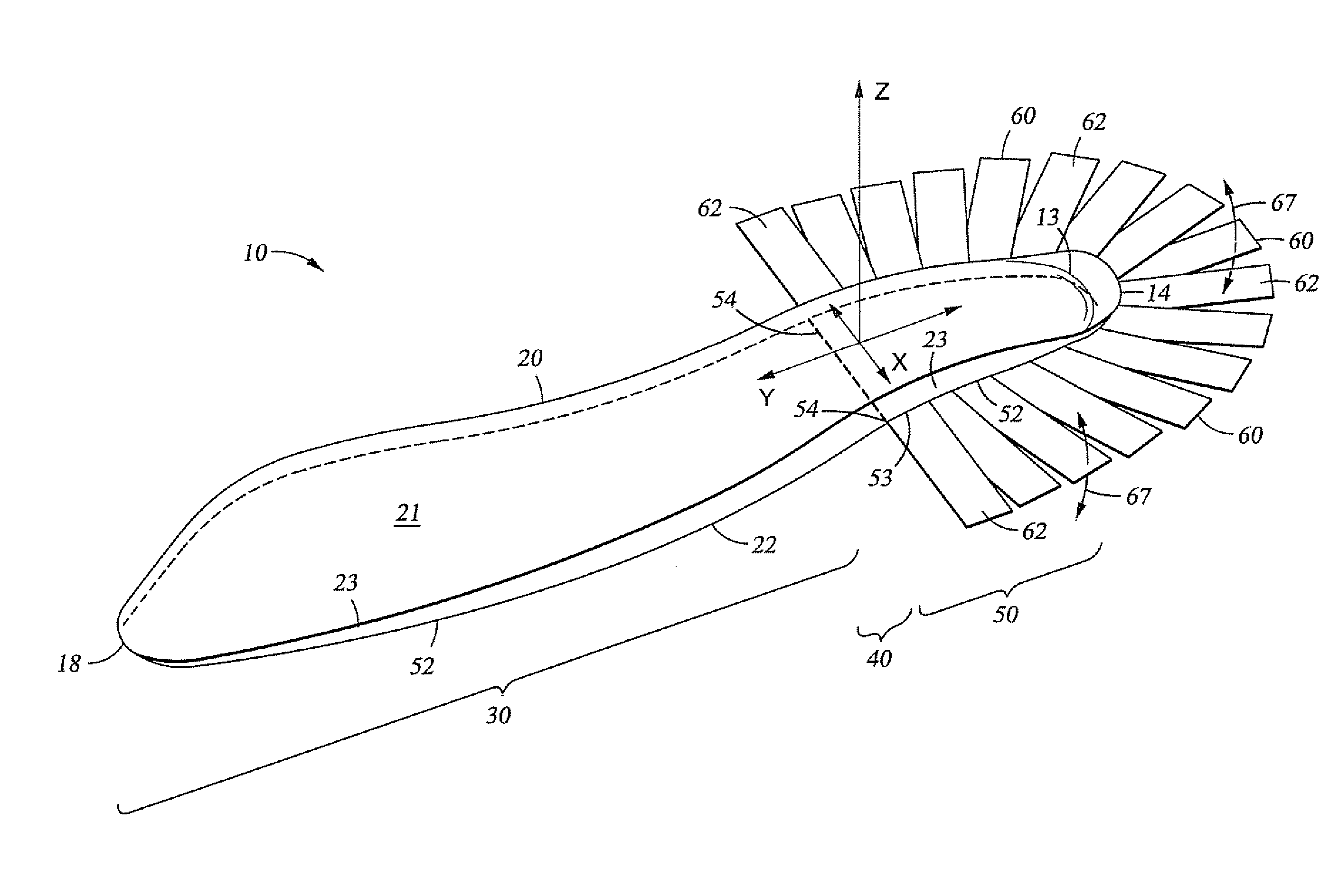 Lap joint for prosthetic foot