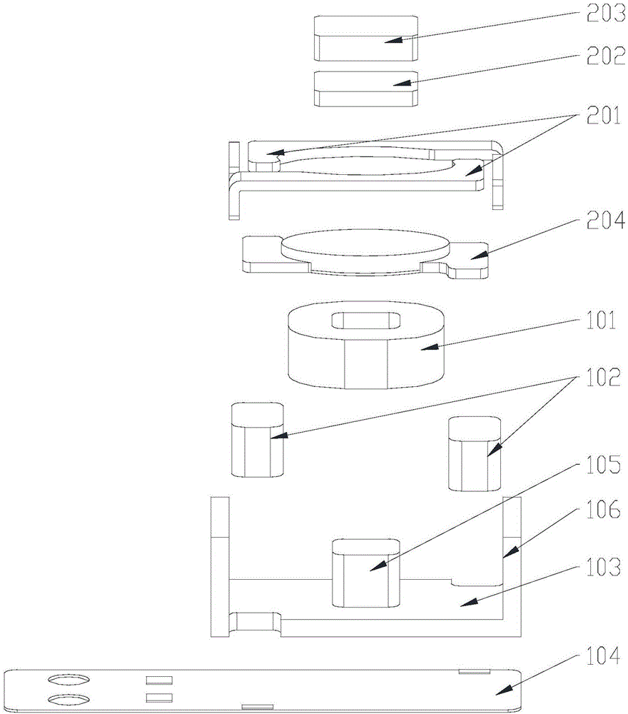 Bone conduction loudspeaker individual and bone conduction earphone