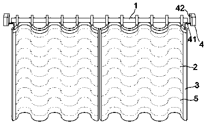 Intelligent dimming window curtain