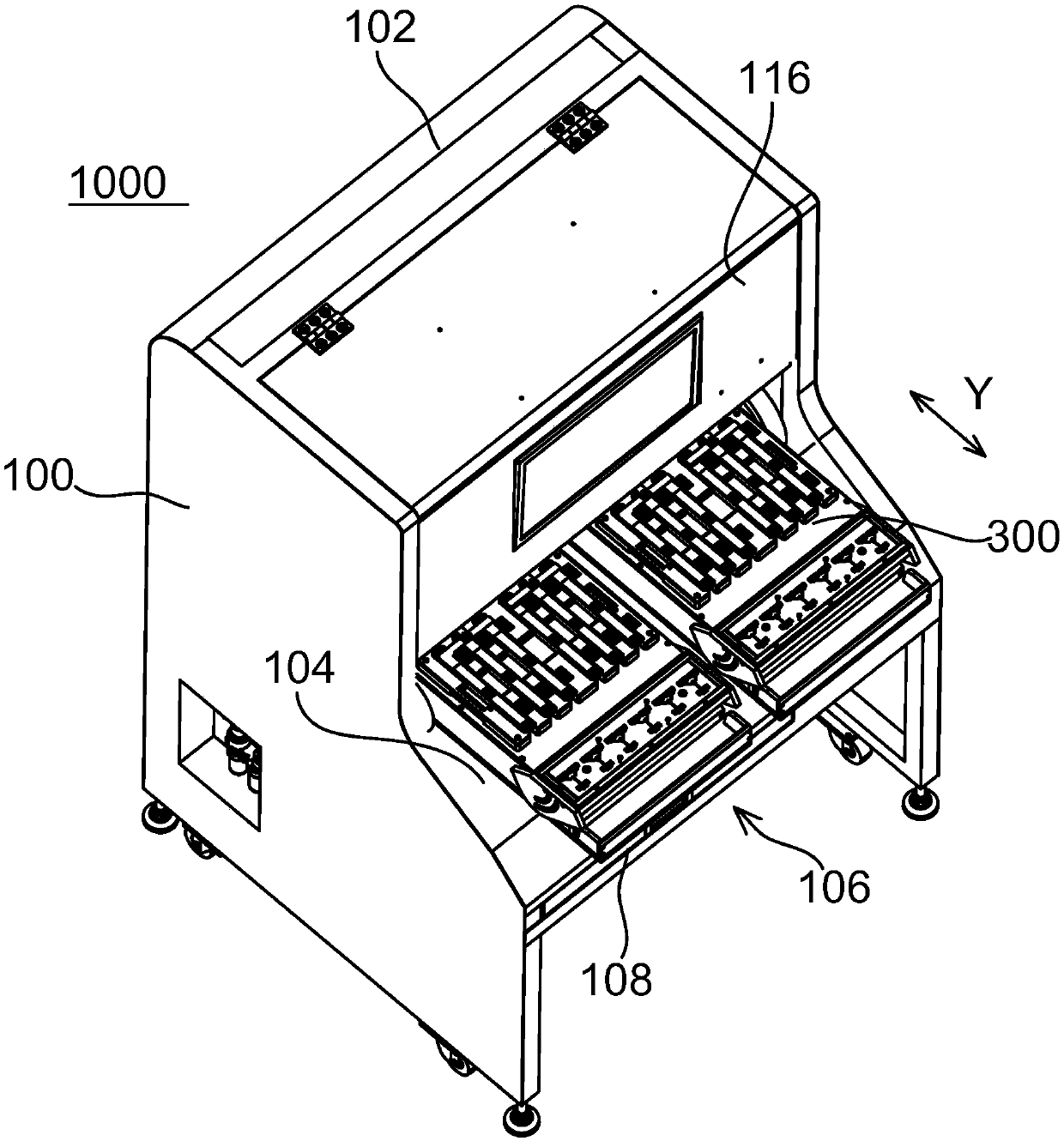 Full-automatic test machine and test method for display panel