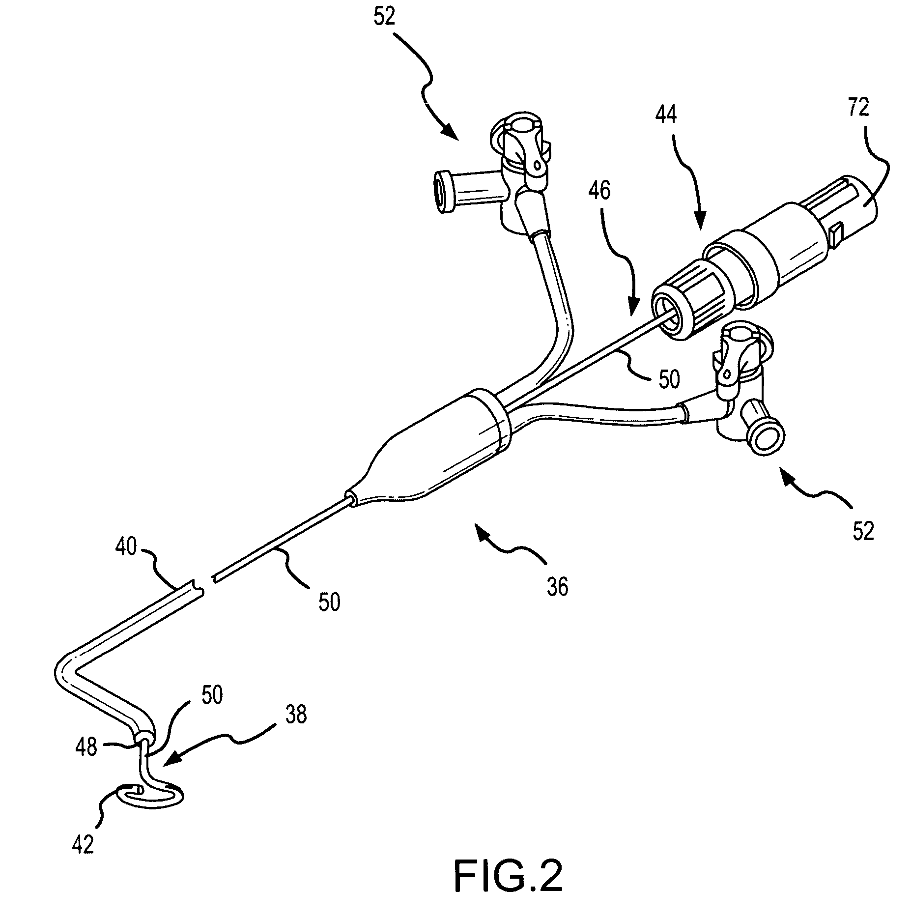 Ablation catheter electrode arrangement