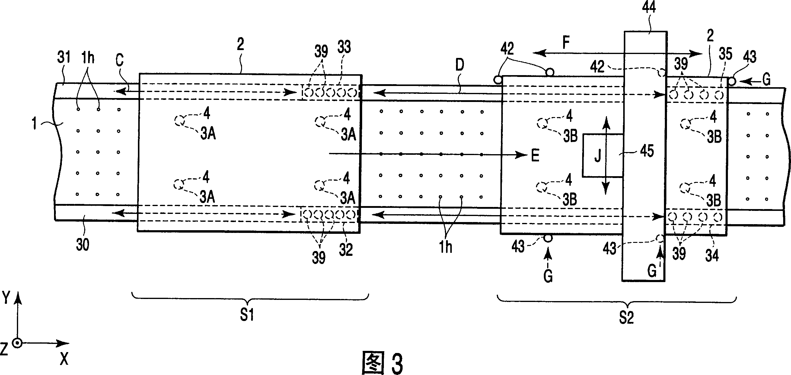 Substrate-levitating device