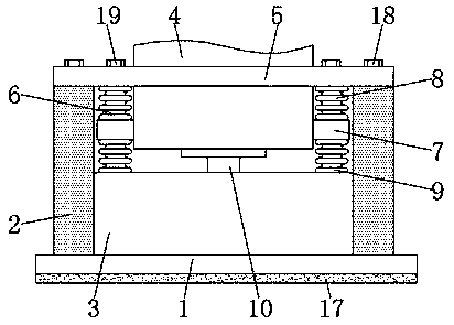 Damping device for textile machinery