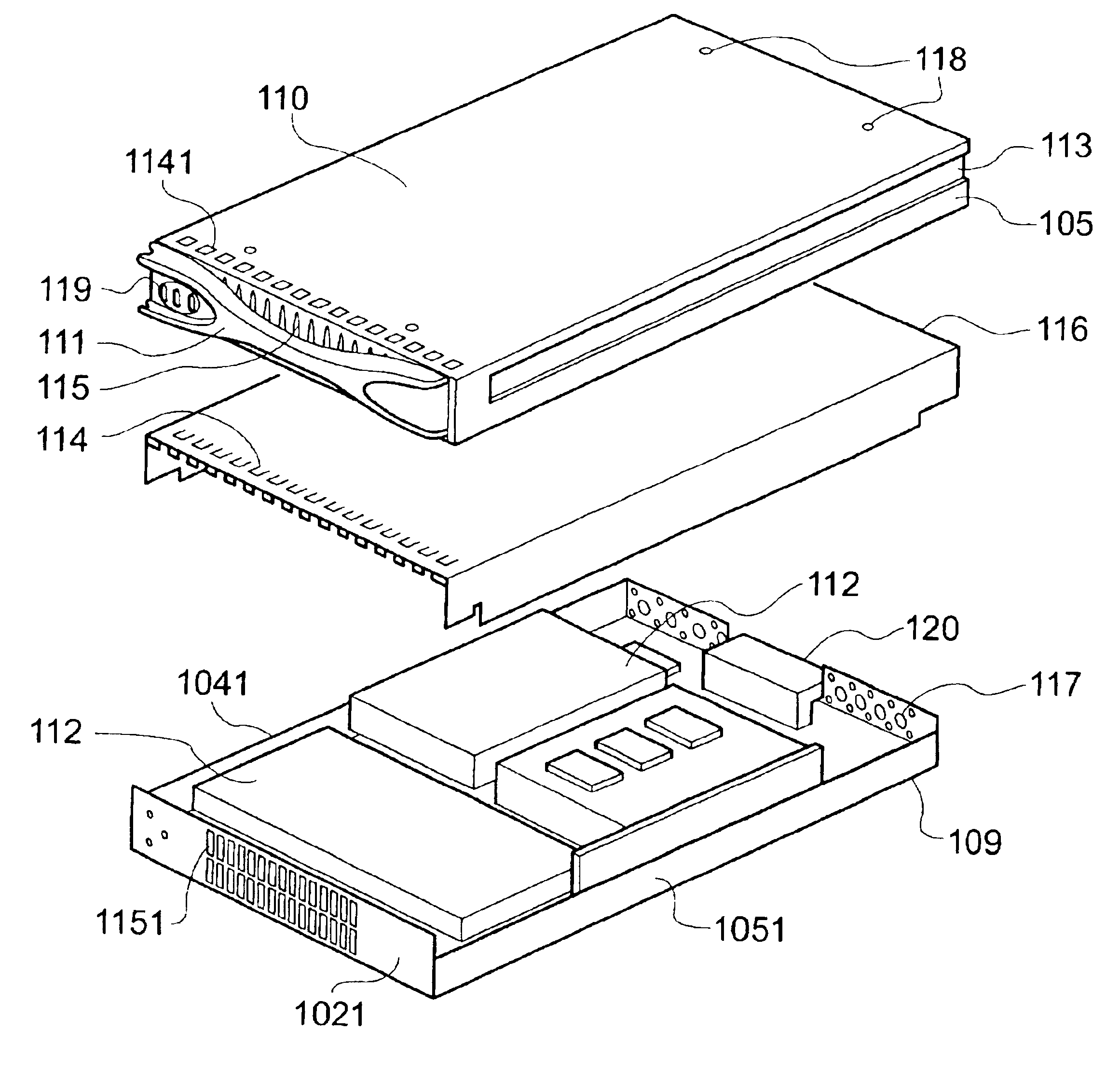 Computer module housing