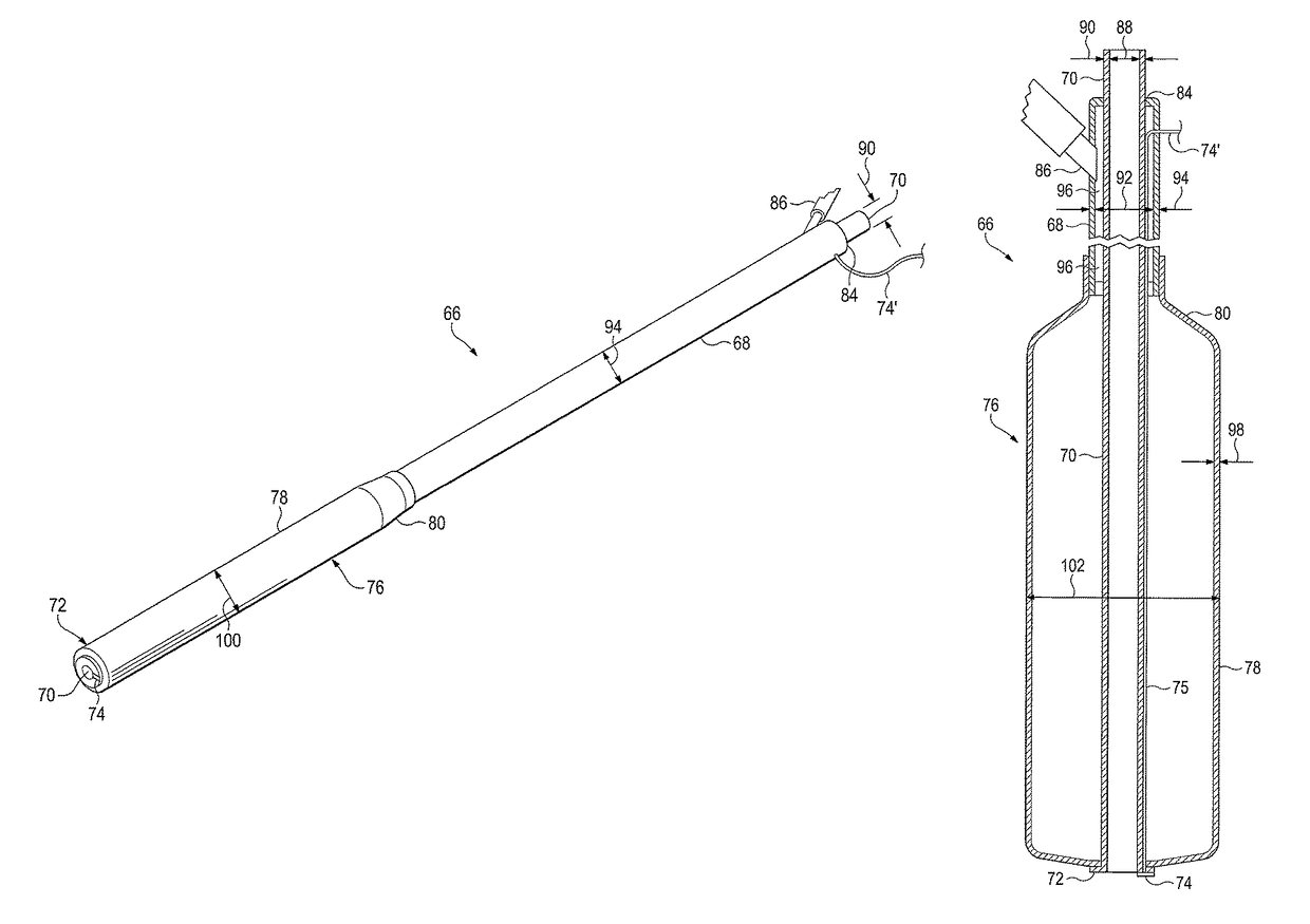 Surgical probe incorporating a dilator