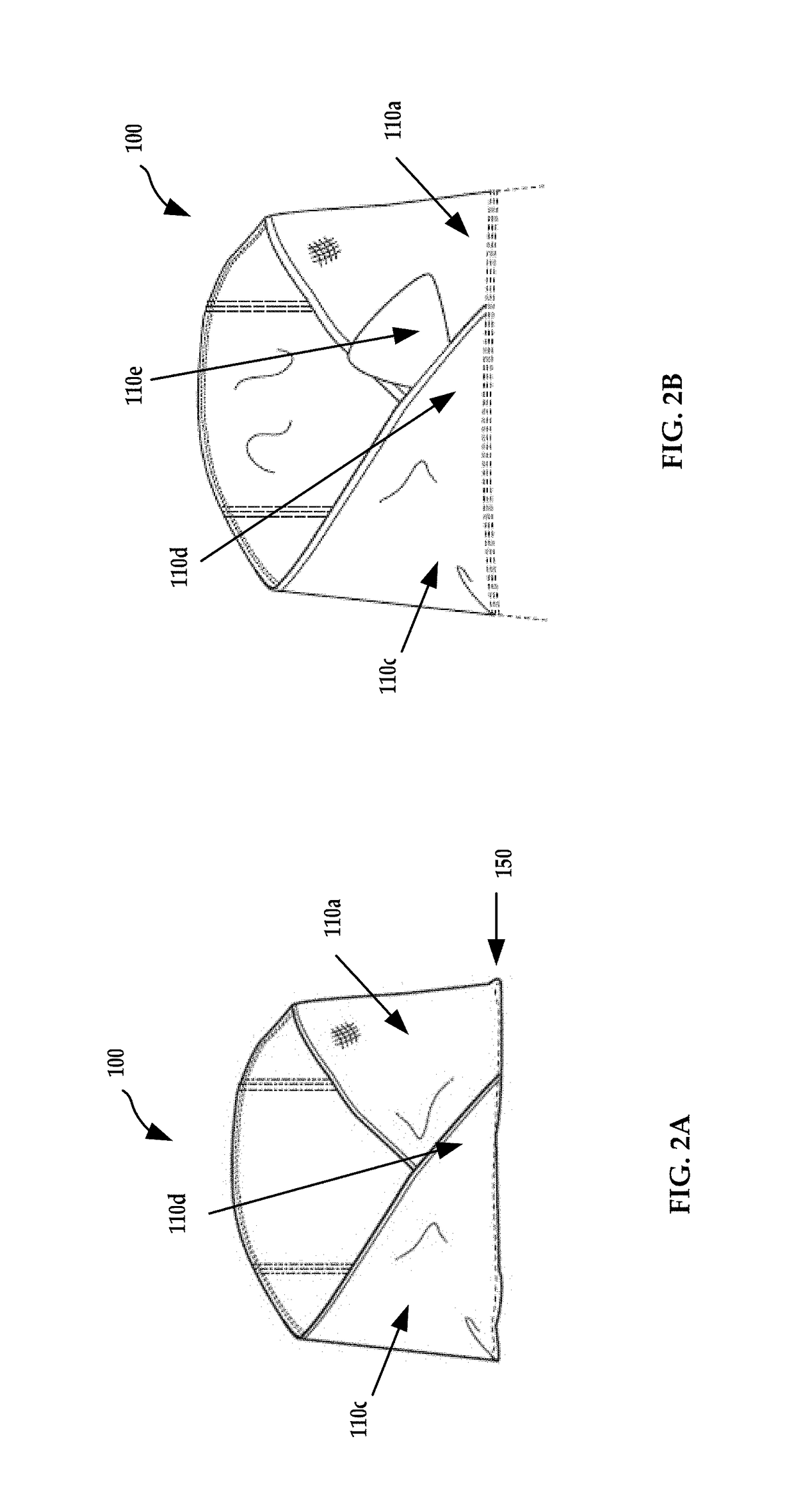 Crossover maternity panel with insert