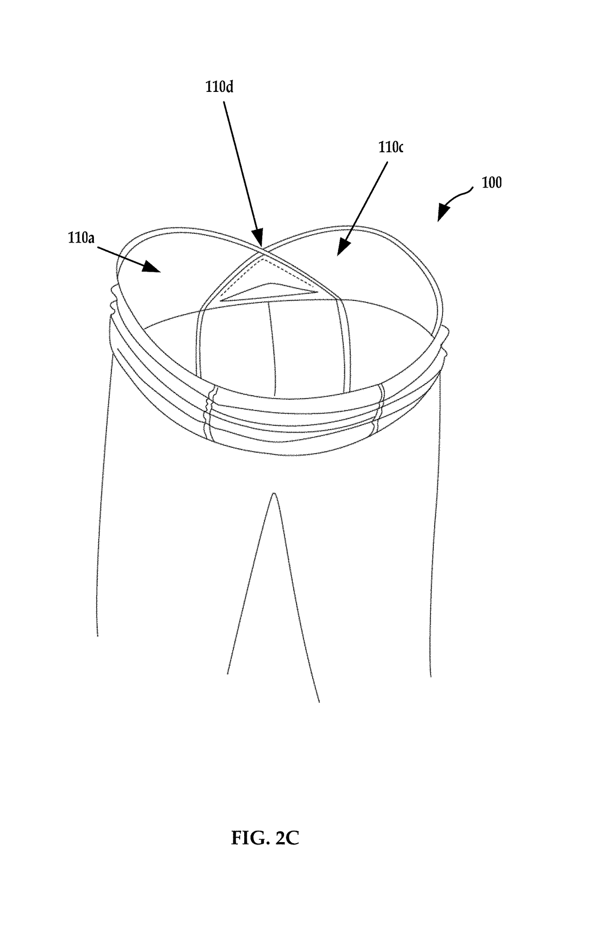 Crossover maternity panel with insert