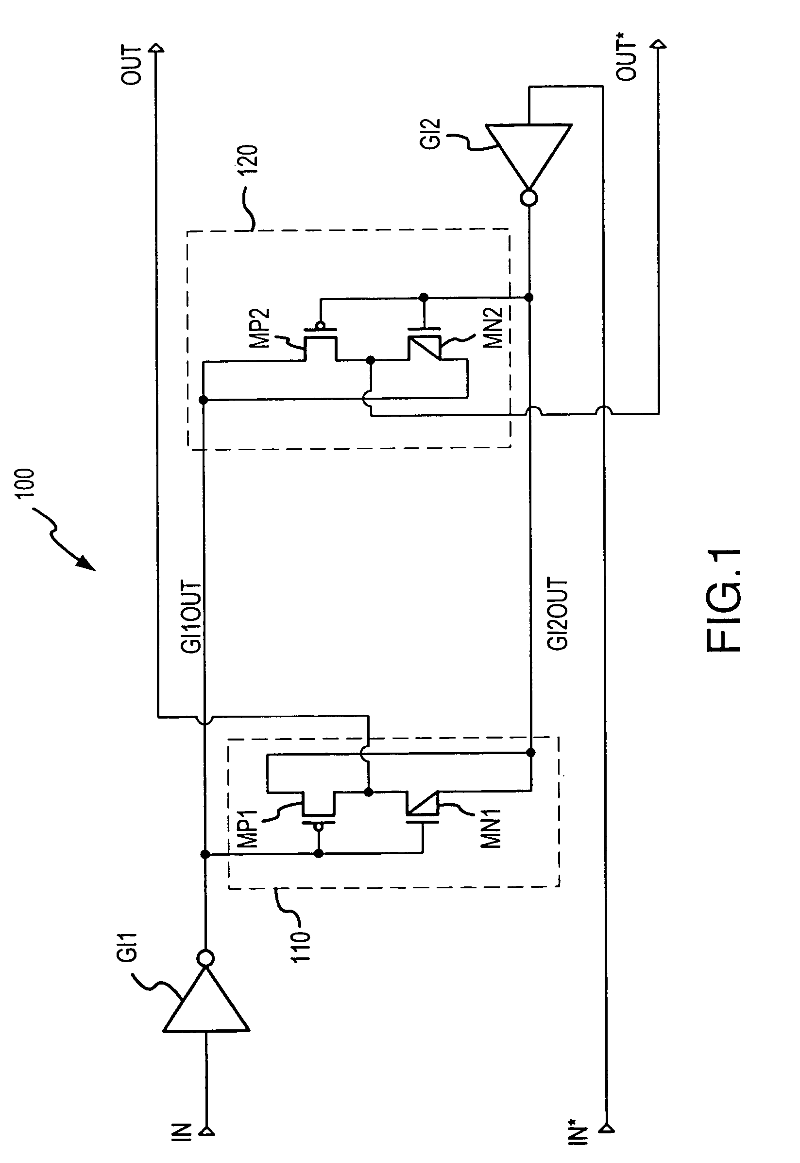 Constant delay zero standby differential logic receiver and method