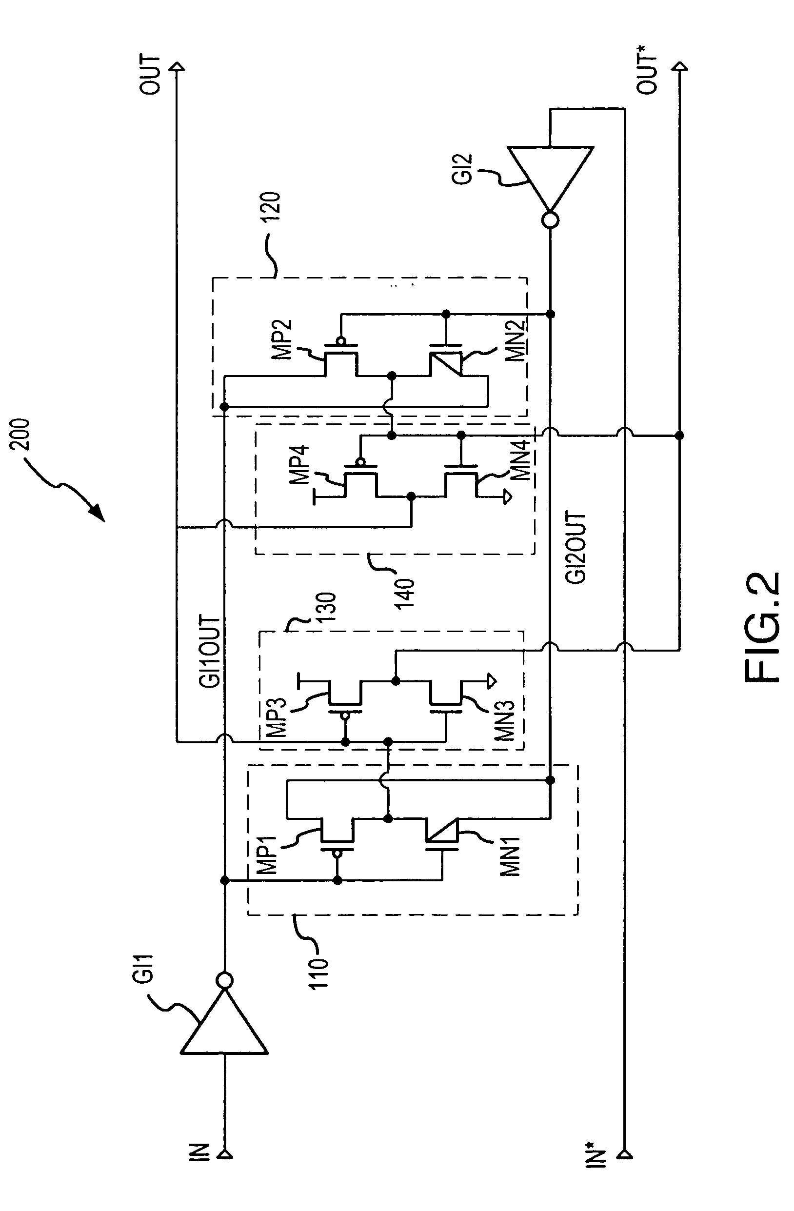 Constant delay zero standby differential logic receiver and method