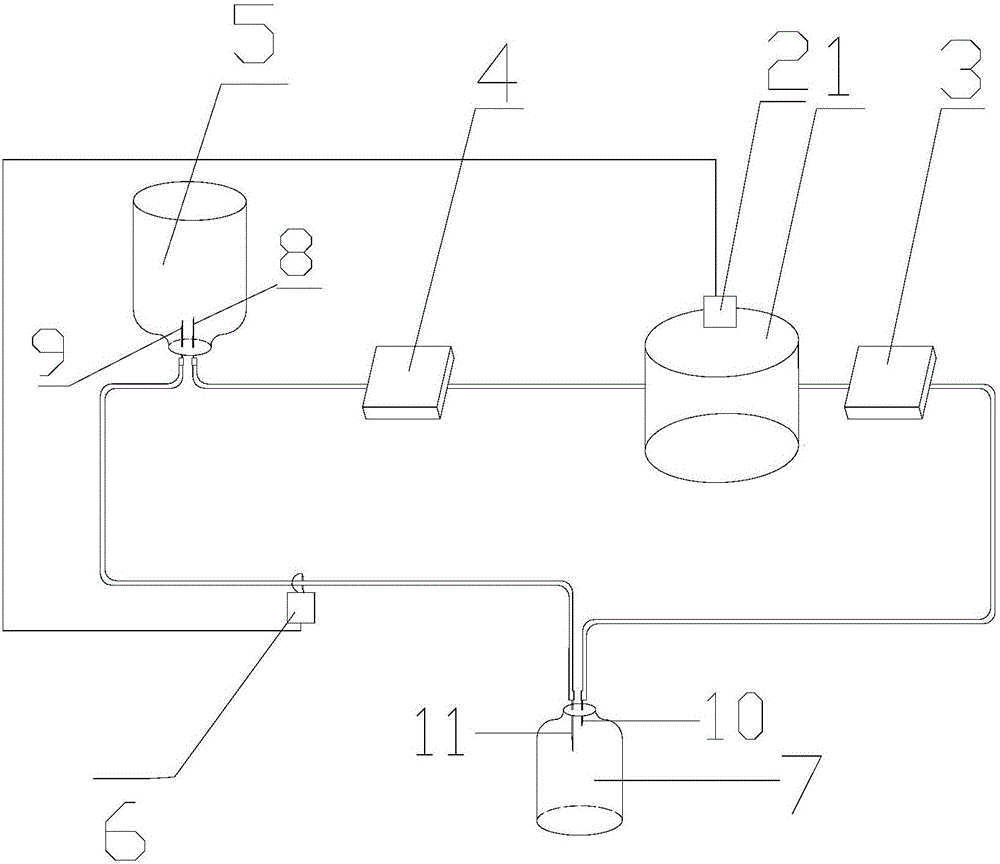 Metering type infusion device capable of adjusting infusion amount through positive pressure and negative pressure