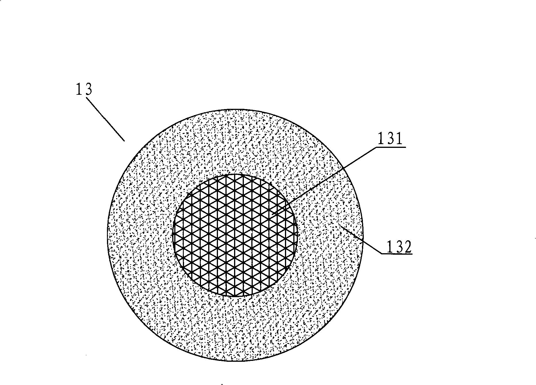 Center bundle tube-type sensing optical cable