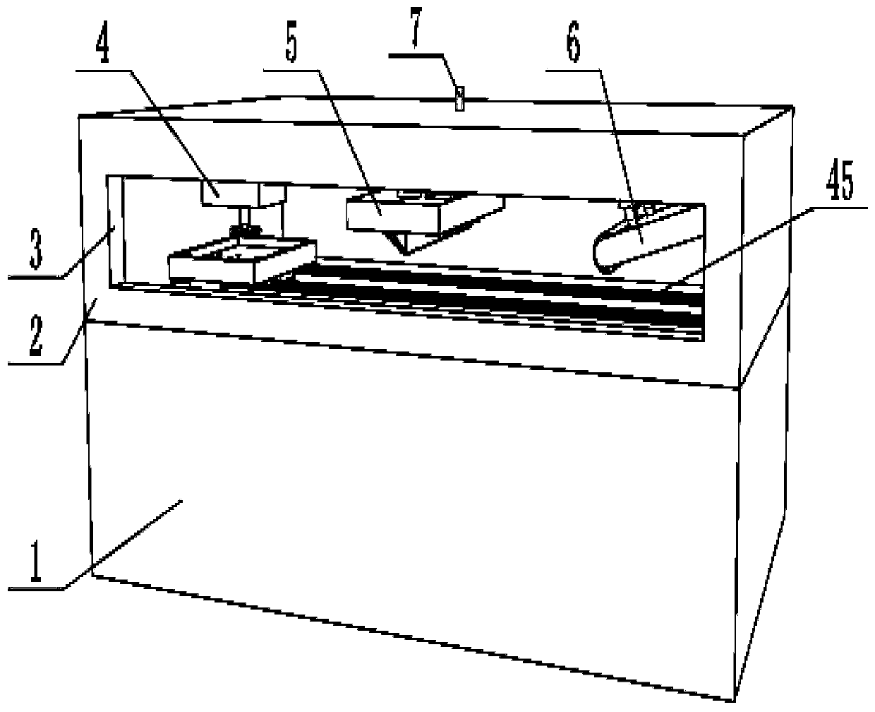 Film sticking device and method for electronic product