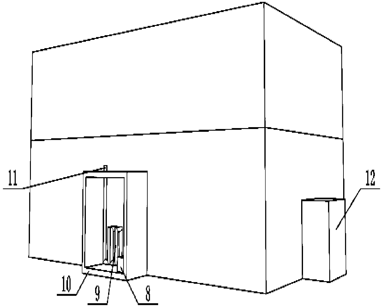 Film sticking device and method for electronic product