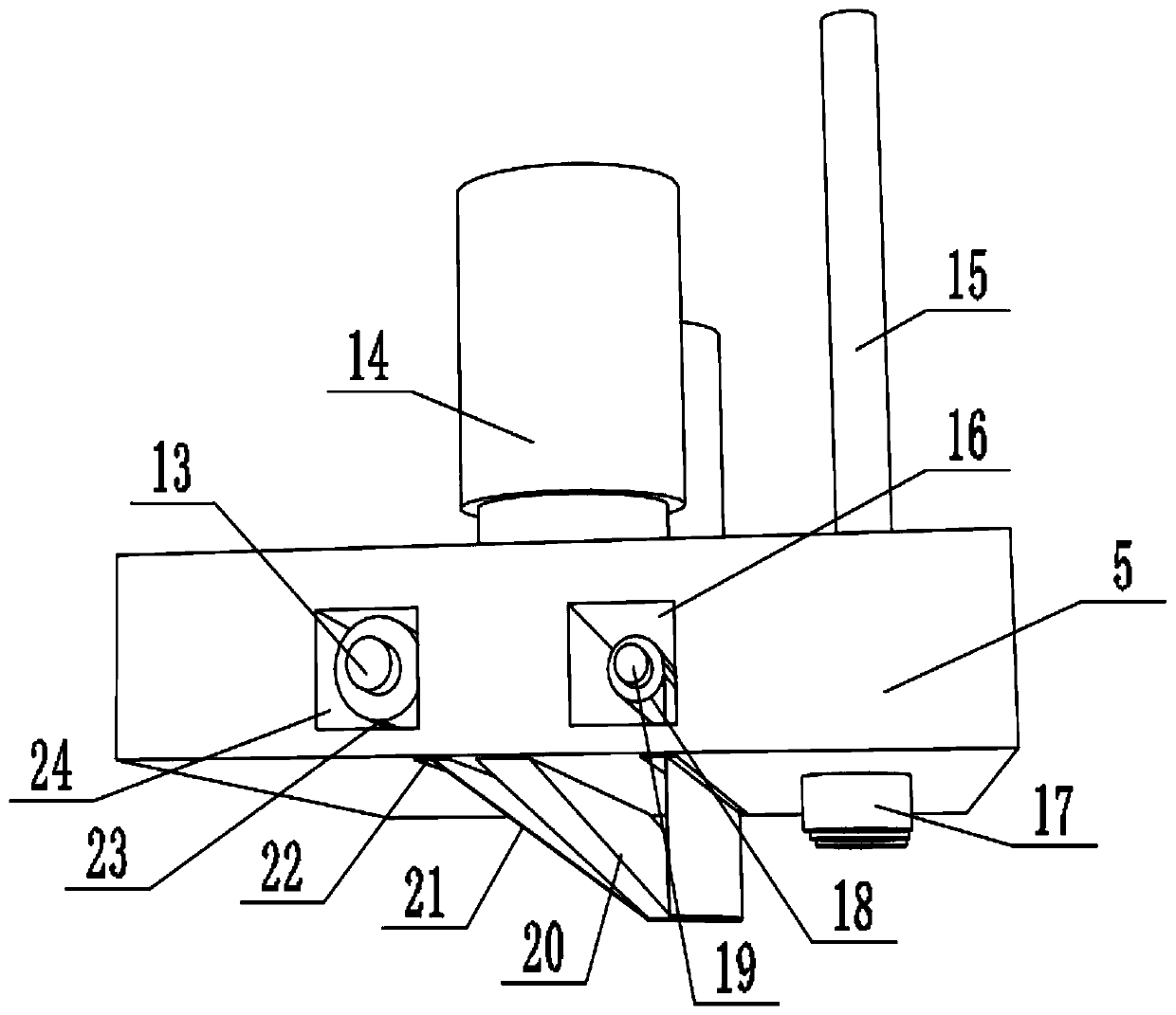 Film sticking device and method for electronic product