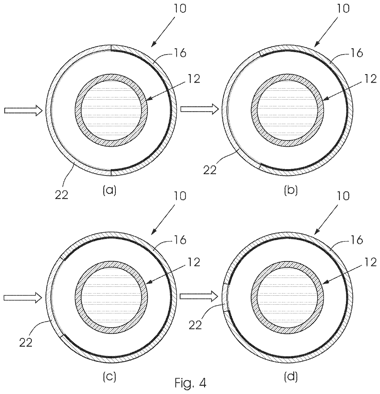 Thermal radiation loss reduction in a parabolic trough receiver by the application of a cavity mirror and a hot mirror coating