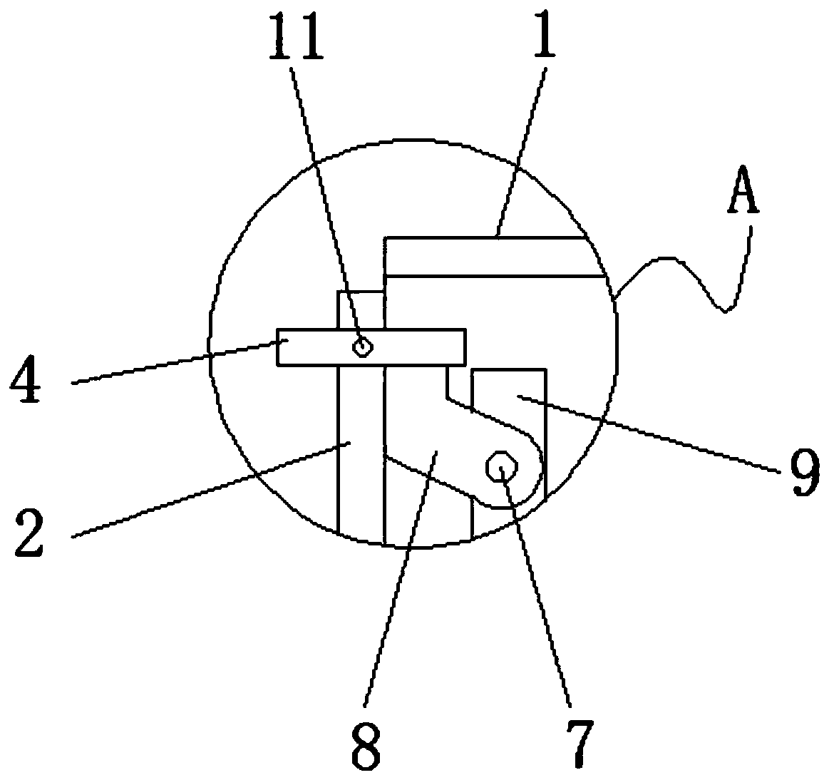 Air purification device used in passive room