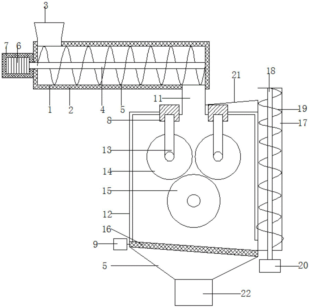 High-efficiency crusher for ceramic production