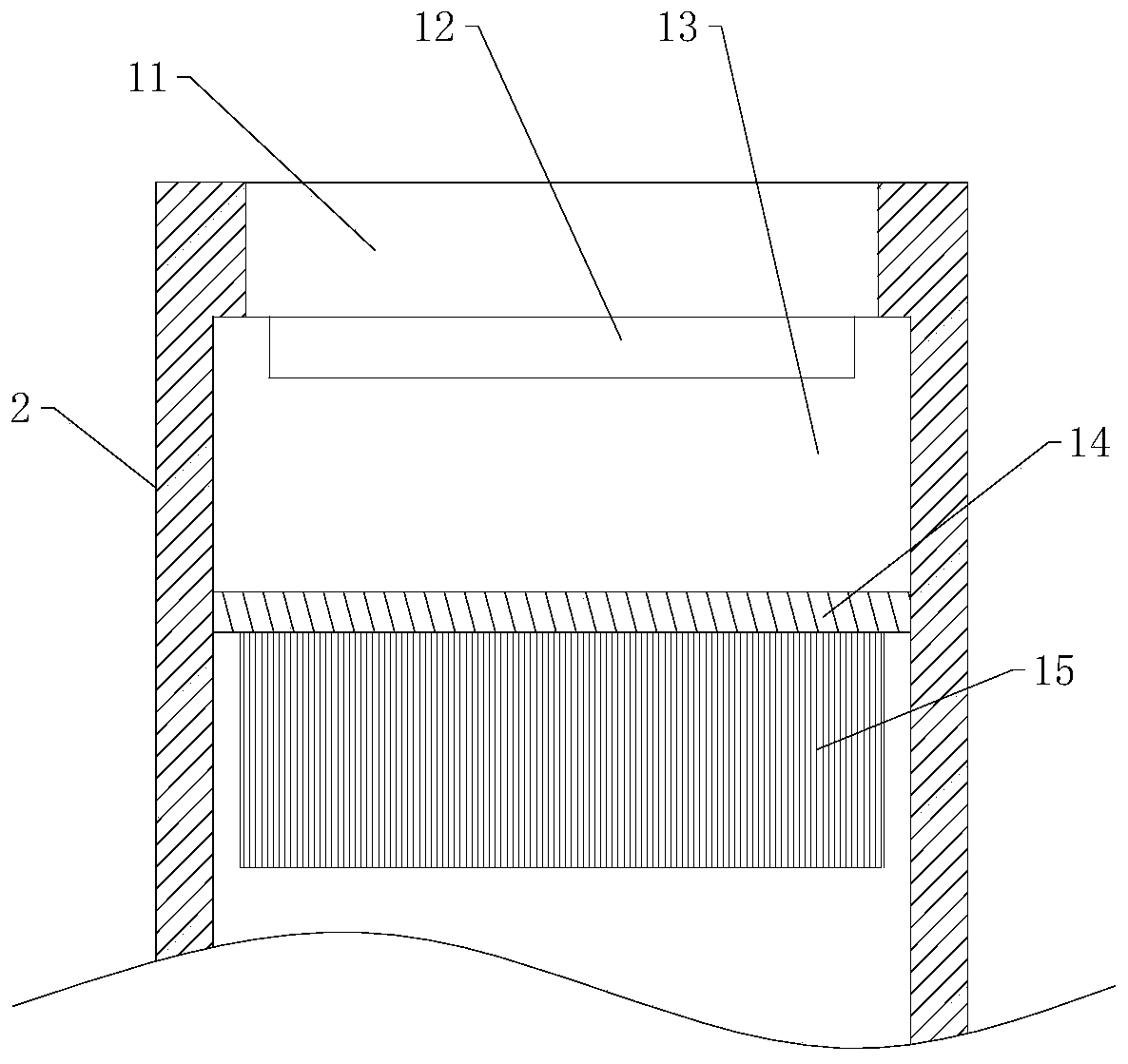 Sterilization and dust collection device for luggage production