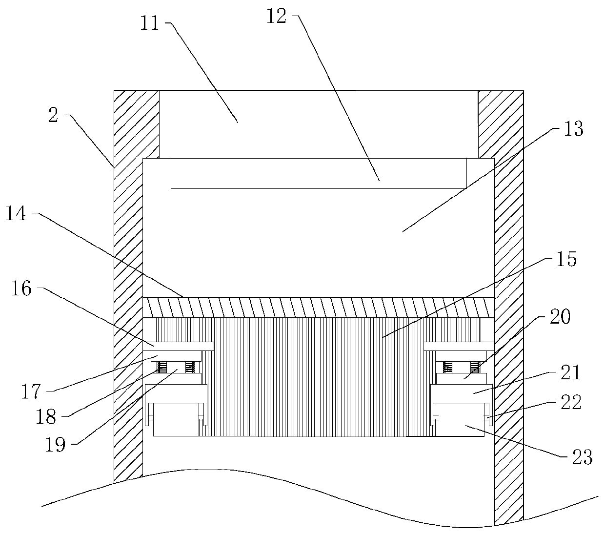 Sterilization and dust collection device for luggage production