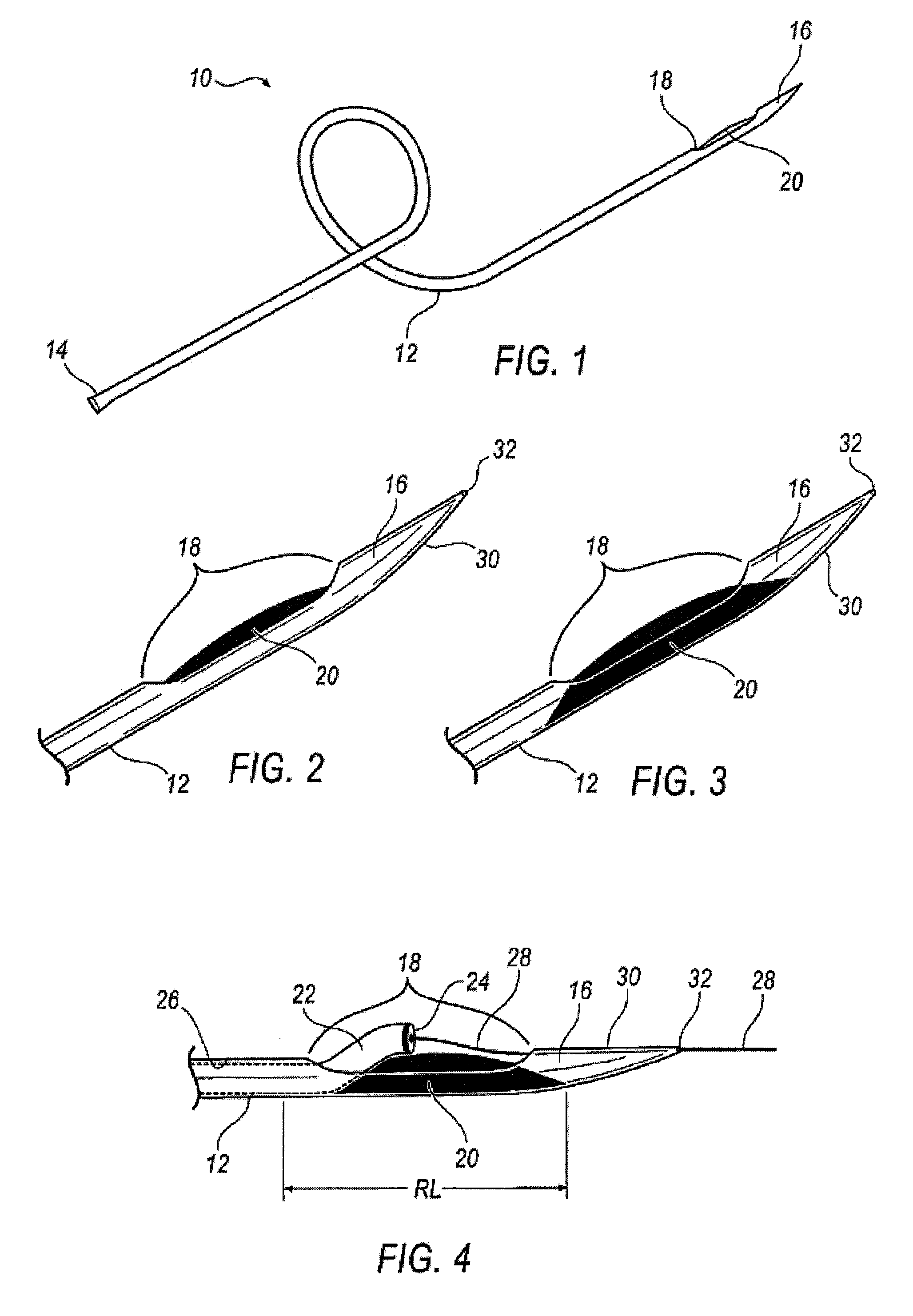 Rapid exchange bias laser catheter design