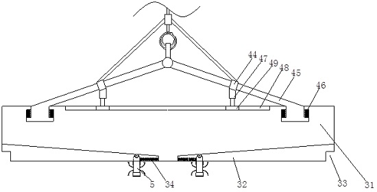 Self-adaptive stable permanent magnet crane