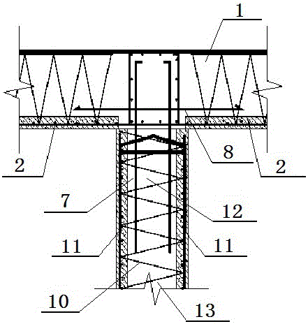 Superimposed assembled type underground pipe gallery system and construction and manufacturing process