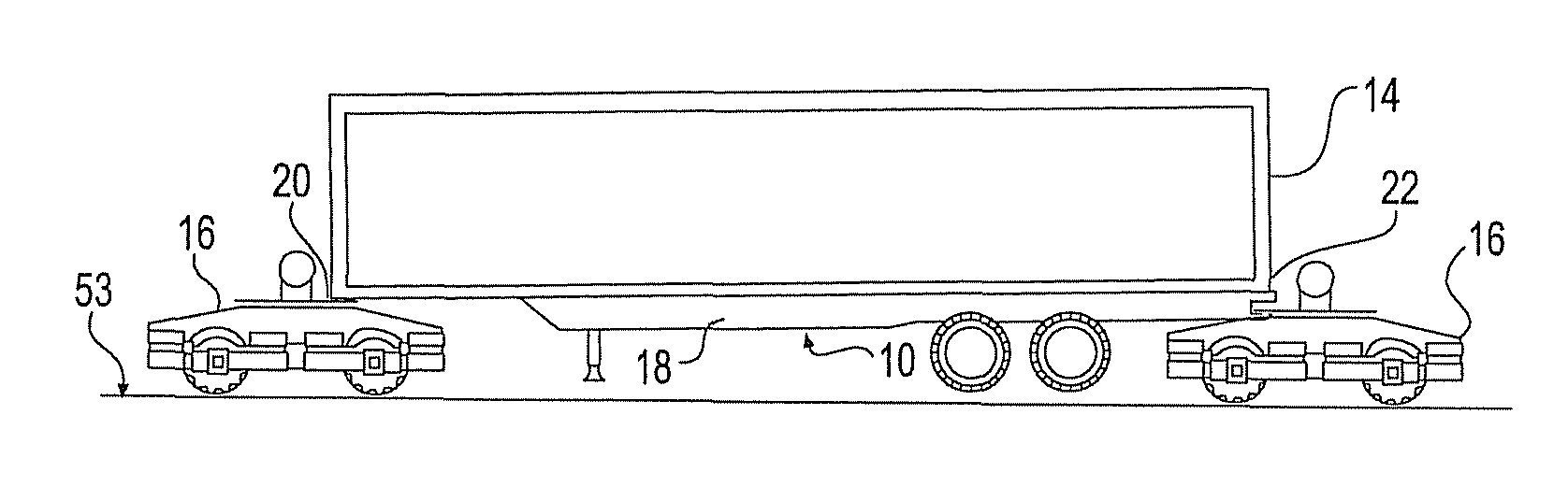 Bimodal container chassis