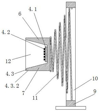 Multi-dimensional self-adaptive electric connection device of mobile device