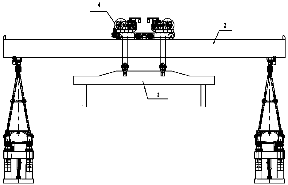 Method of Constructing Steel-concrete Composite Beams Using Cross Cables