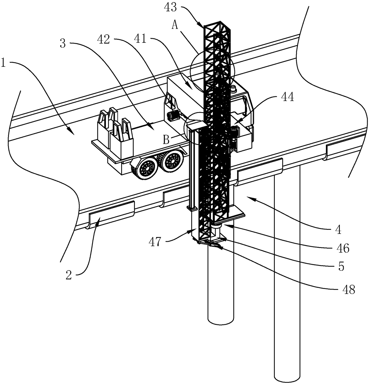 Bridge reinforcing method and device