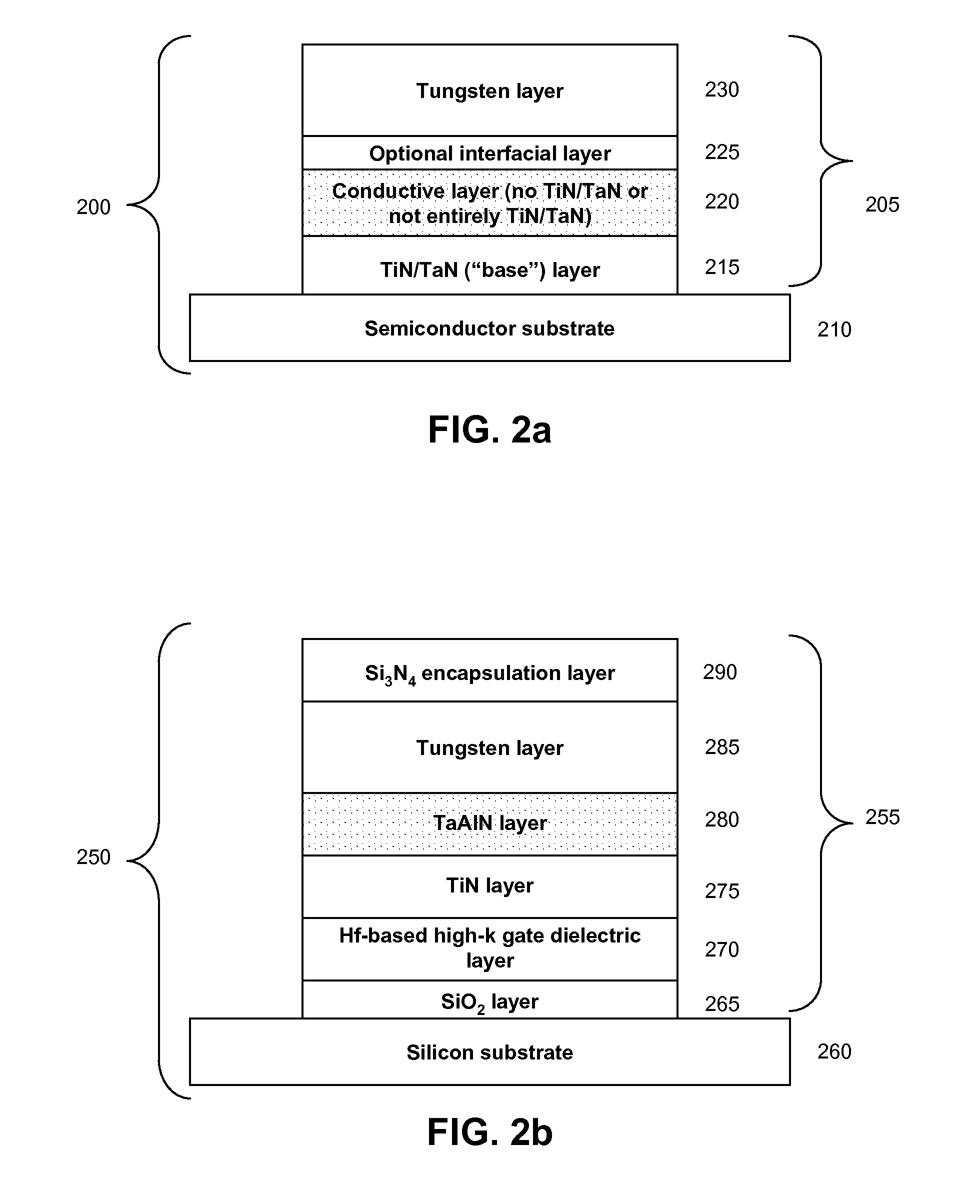 Large-grain, low-resistivity tungsten on a conductive compound