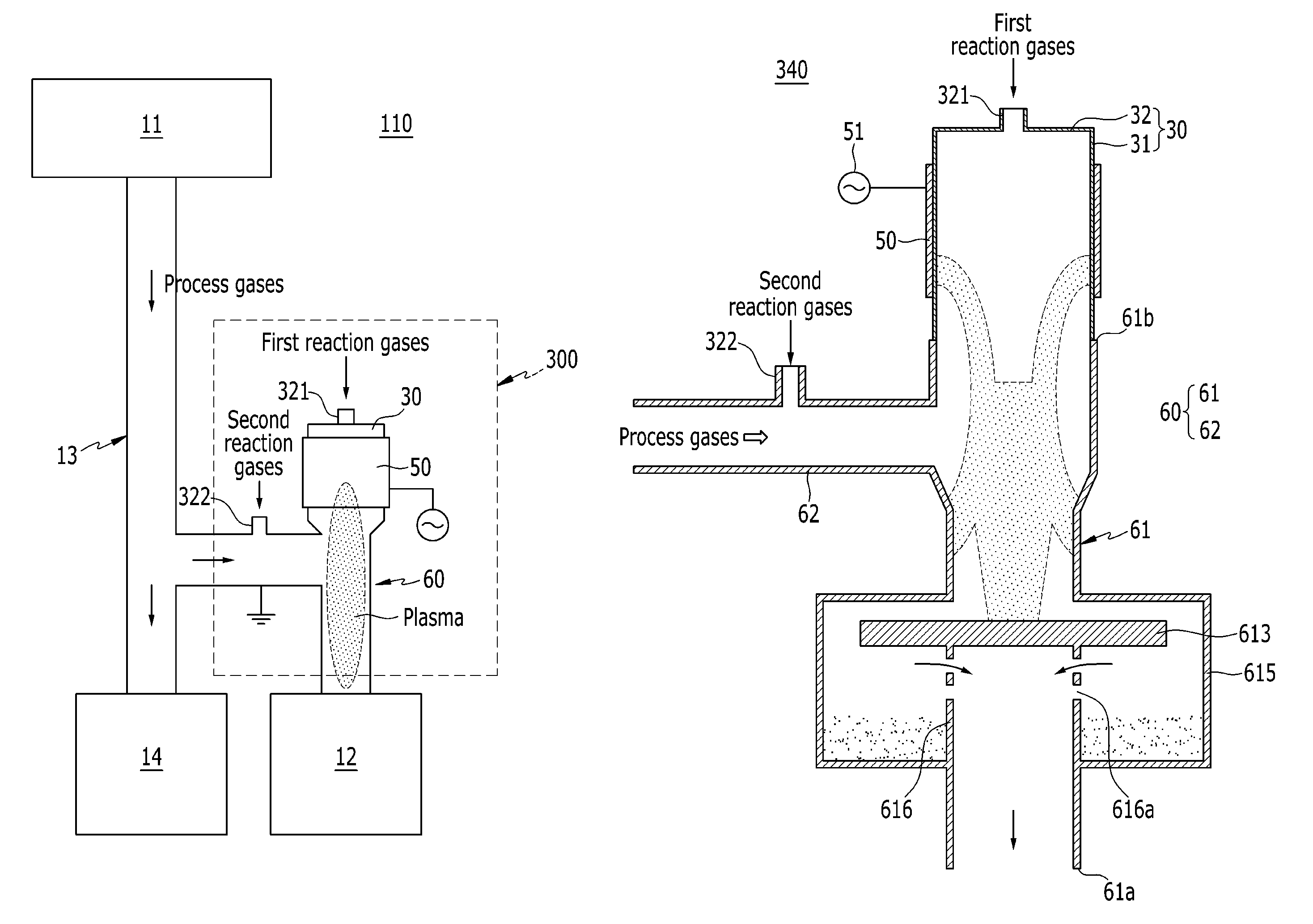 Plasma reactor for abating hazardous material