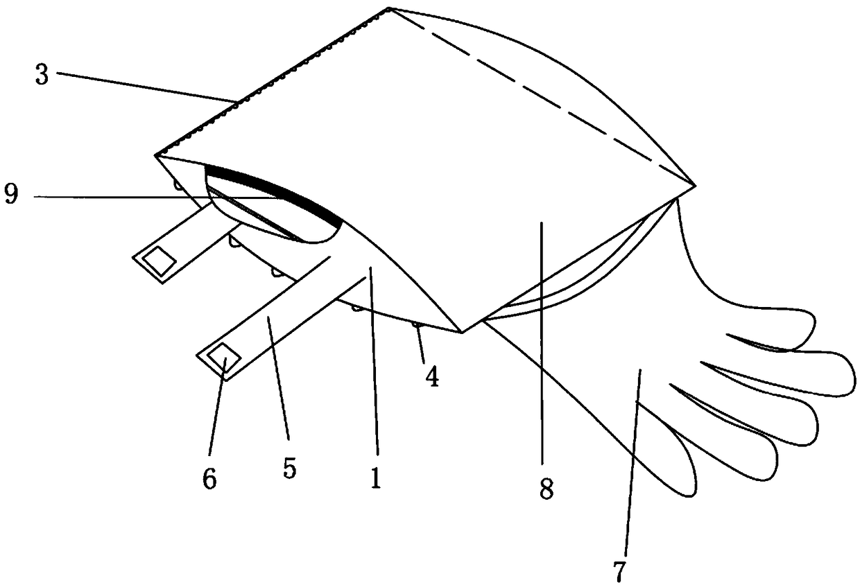 Fixing device and method for infantile infusion