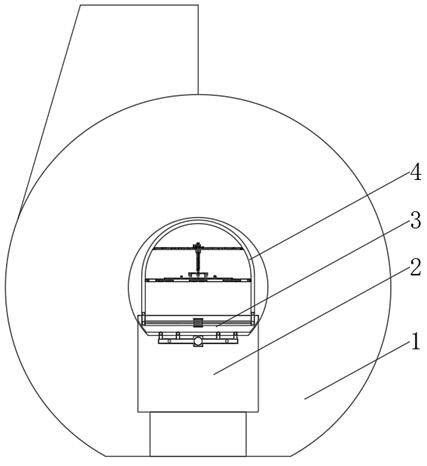 Nuclear magnetic system based on ultrasonic detection and using method