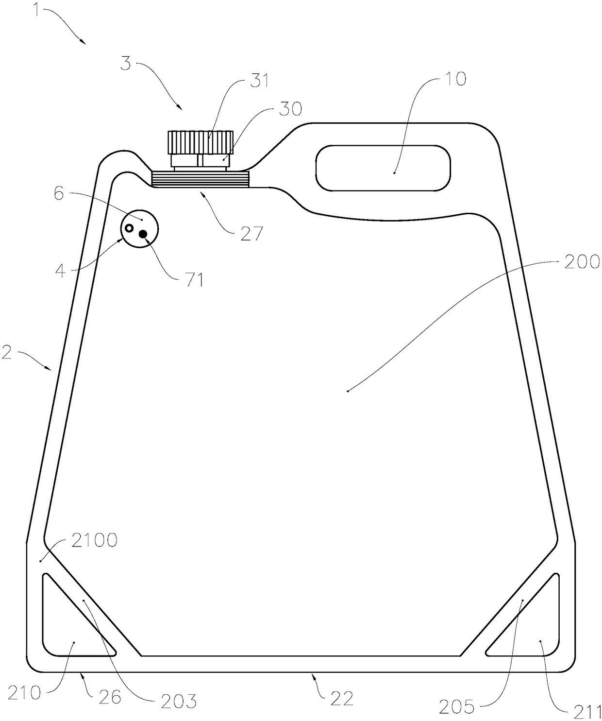 Soft containing bag used for hemodialysis concentrates