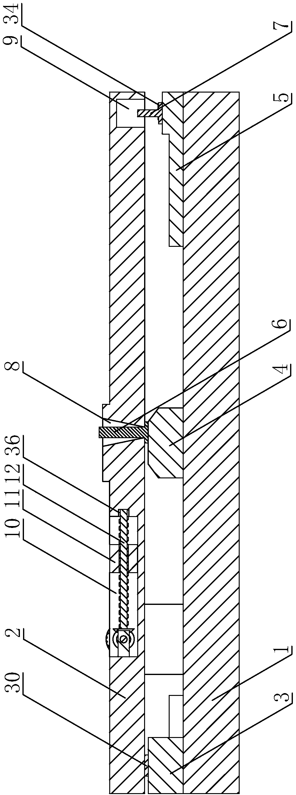 Piano key playing force adjusting device