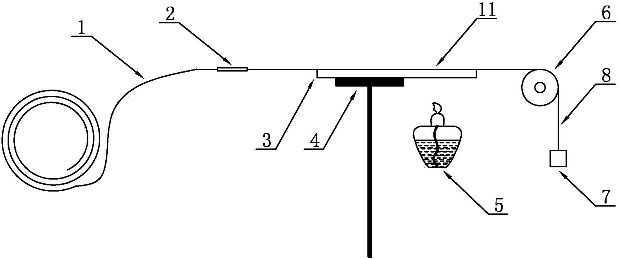 A tapering method for chalcogenide glass optical fiber