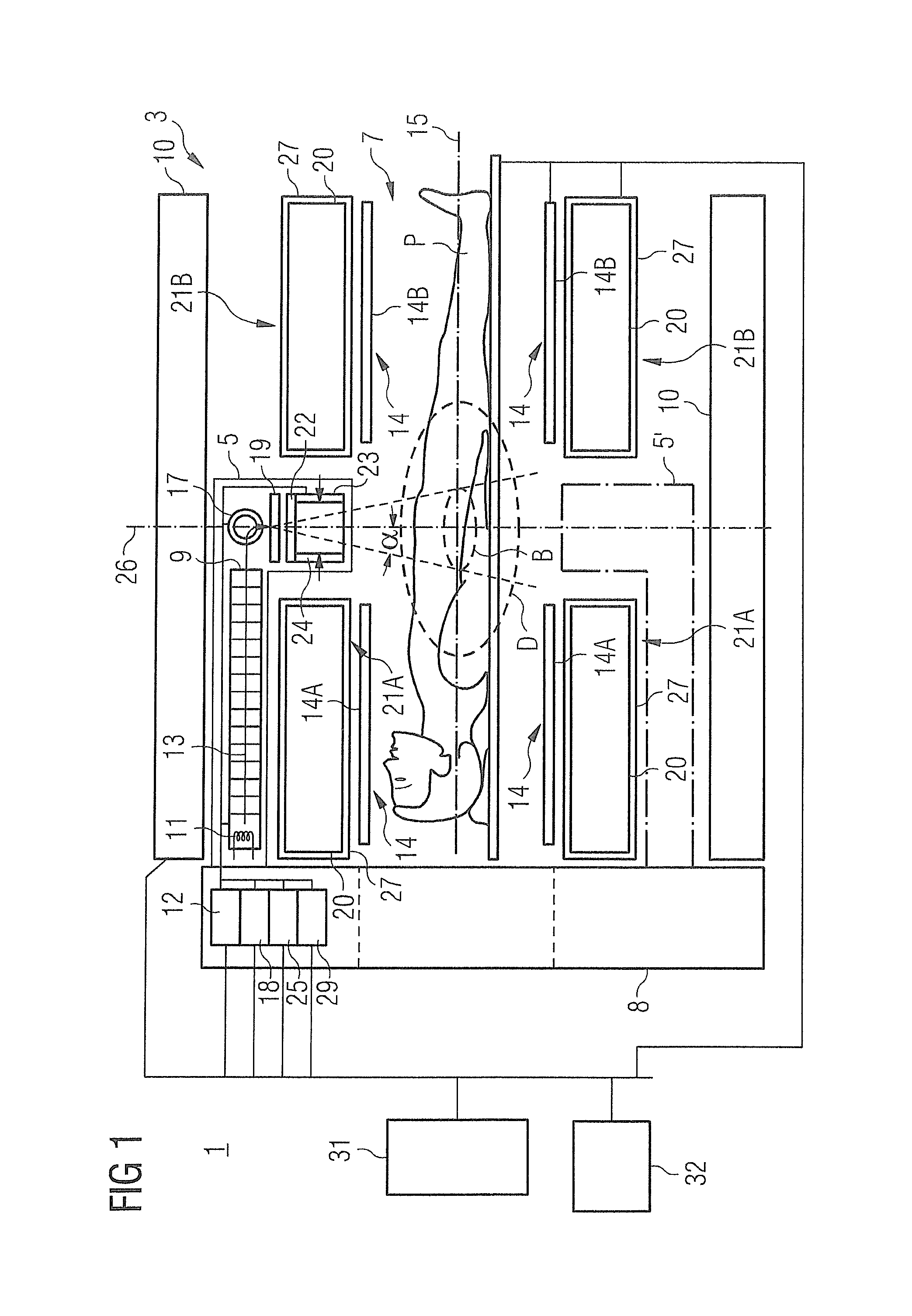 Combined MRI and radiation therapy system