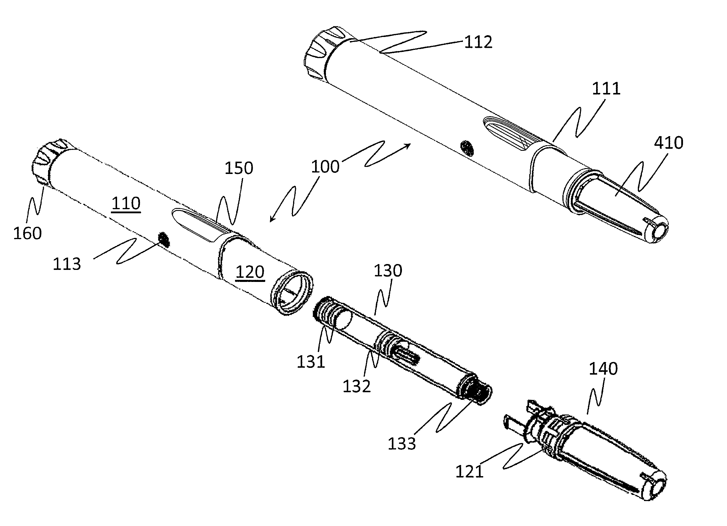 Preservative-free follicle stimulating hormone solution delivery device