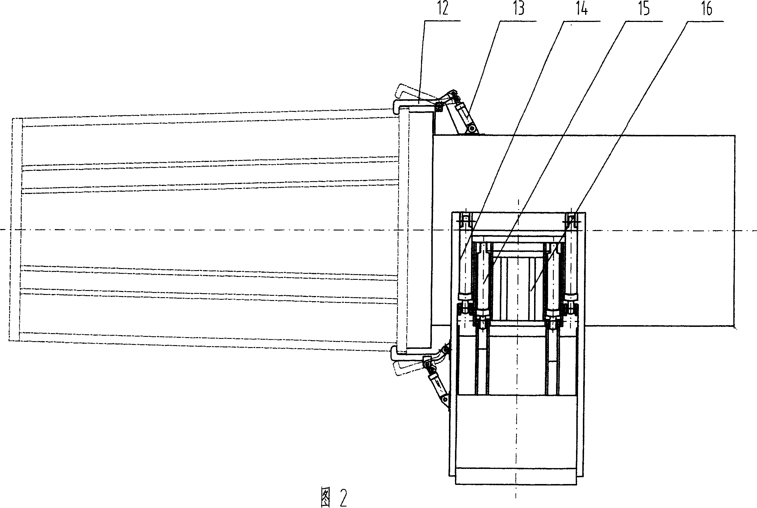 Combined garbage transit station