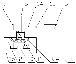 An experimental platform for testing the dynamic characteristics of the traveling mechanism of a coal mining machine