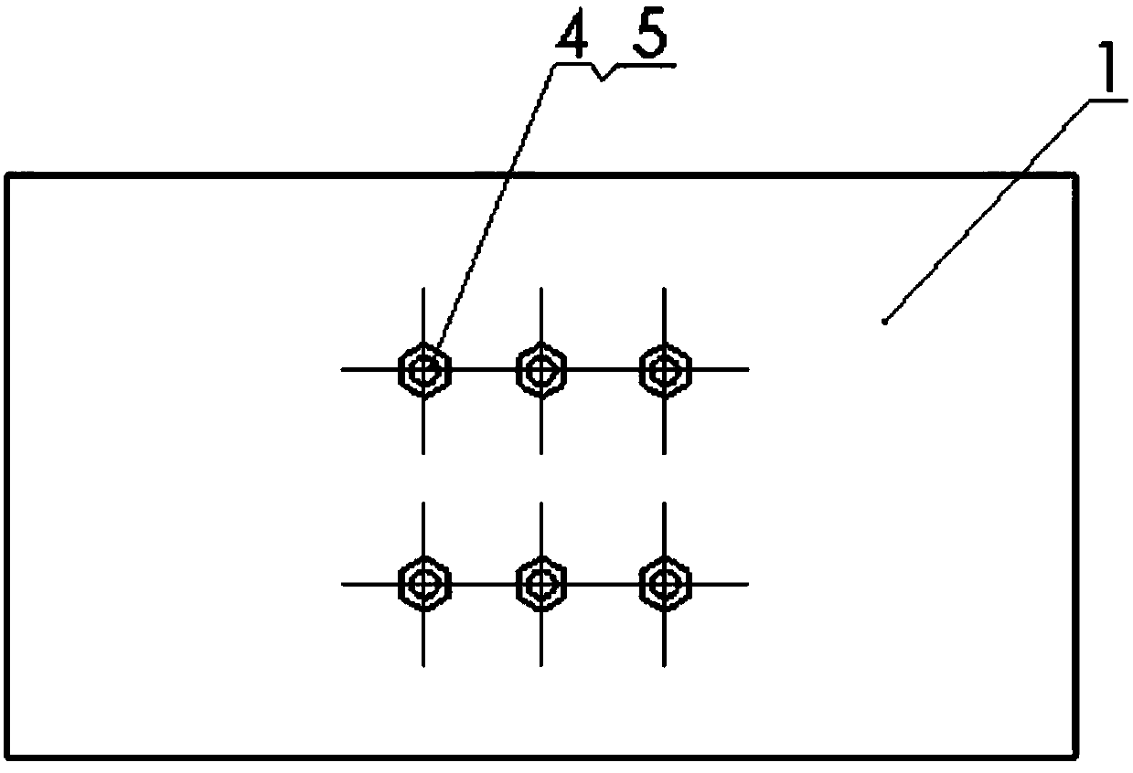 Connection structure of concrete steel column and profile steel